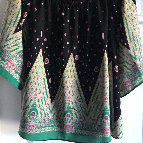 Off shoulder/cold shoulder top, Size M, Multiprint - Picture 4 of 4